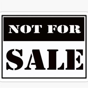 Not for sale